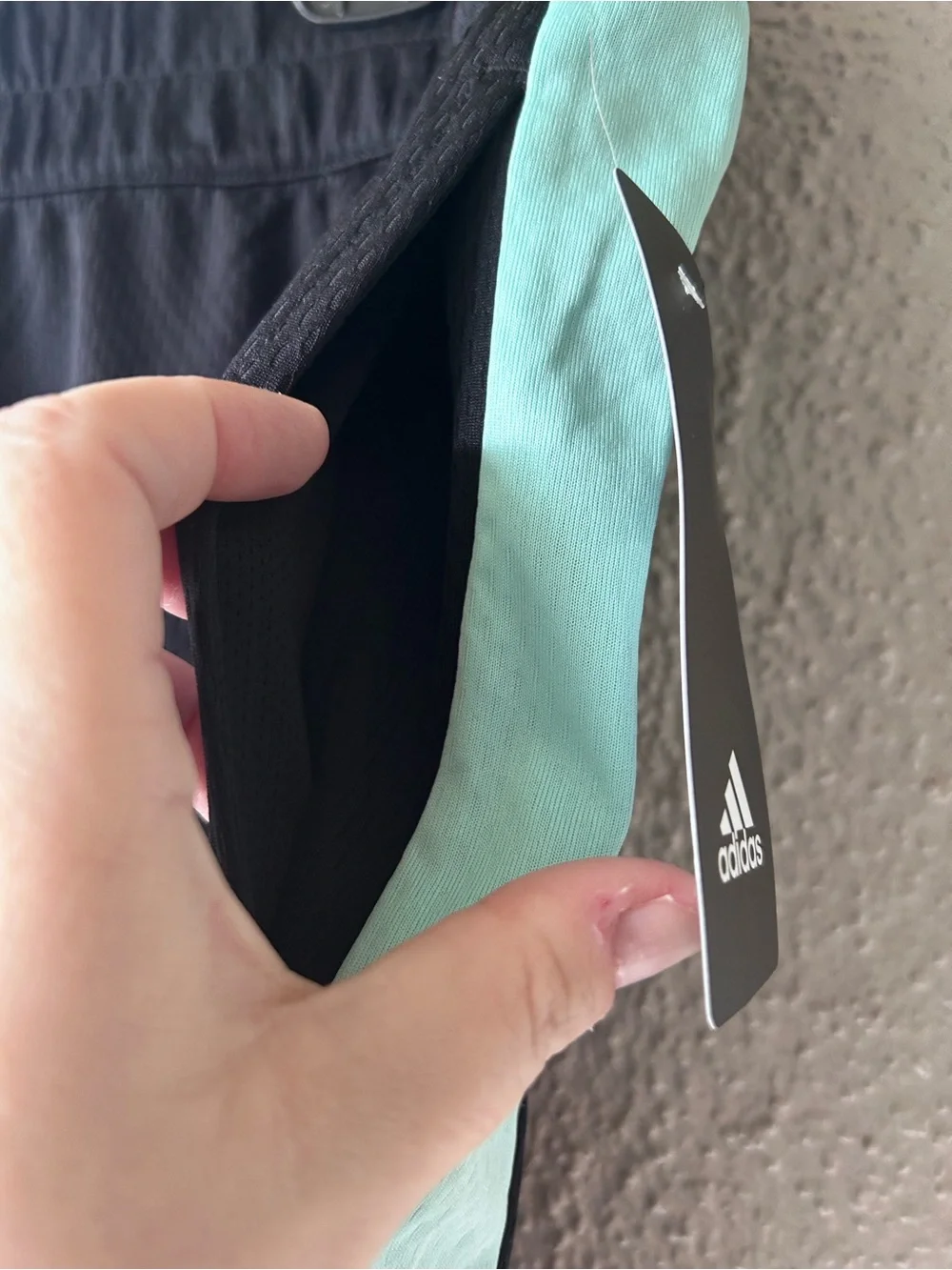 Adidas Mesh Basketball Training Shorts Black Mint ADVR0829 Mens XL NWT